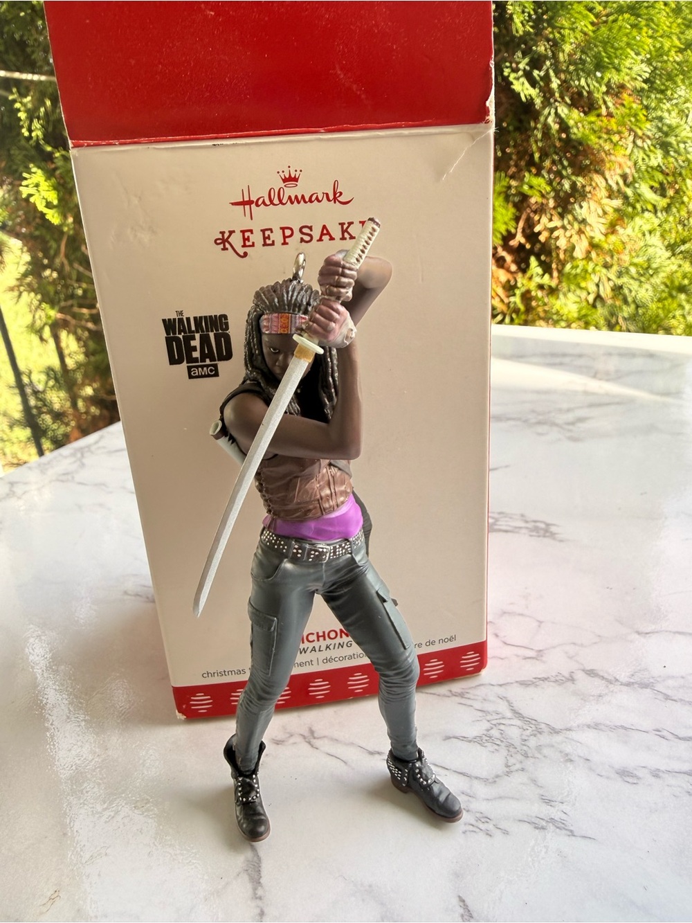 Hallmark The Walking Dead Michonne Figure Ornament